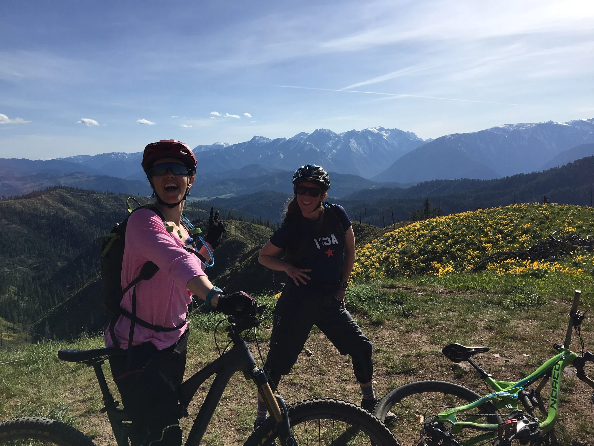 Getting out with mom friends is awesome! Smelly, but awesome. Photo: Jodie Tremberth