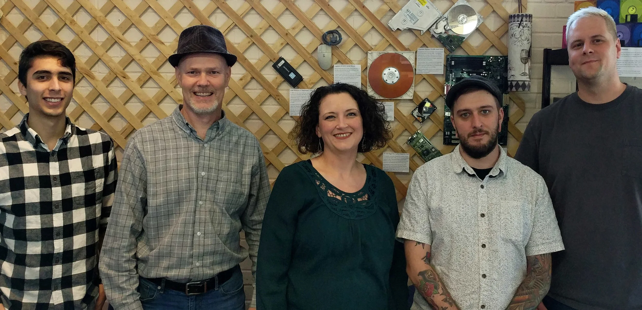 The Crew at the Computer Cellar