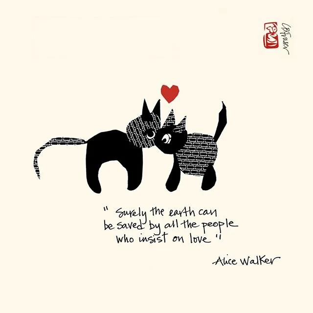 Gratitude for Planet Earth! -

#EarthDay #ClearSkies #AliceWalker #Love #MotherNature #Earth #Cat #Collage #Pattern #LovingKindness #SaveOurPlanet