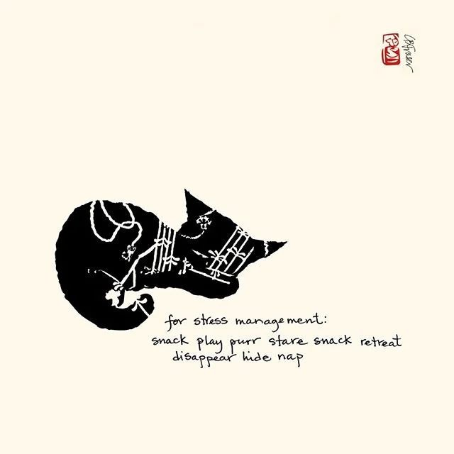 Learn from those who have no intention of teaching
-
#Haiku #Cats #Stress #Play #Hide #Nap #Snack #Kitty #Stare #Retreat #Collage #Pattern #Bamboo #Minimalism #CatNap #KittyArt #CatEars #Poem #Poetry