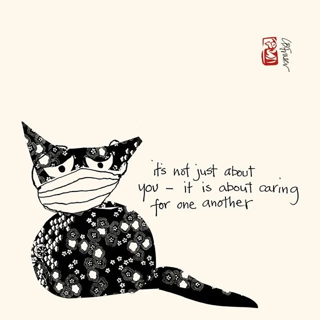 Just wear it! Compassion for all. -

#Unity #Haiku #Cats #Collage #Mask #Kitty #WereInThisTogether #CatCollage #CatArt #Poem #Poetry
