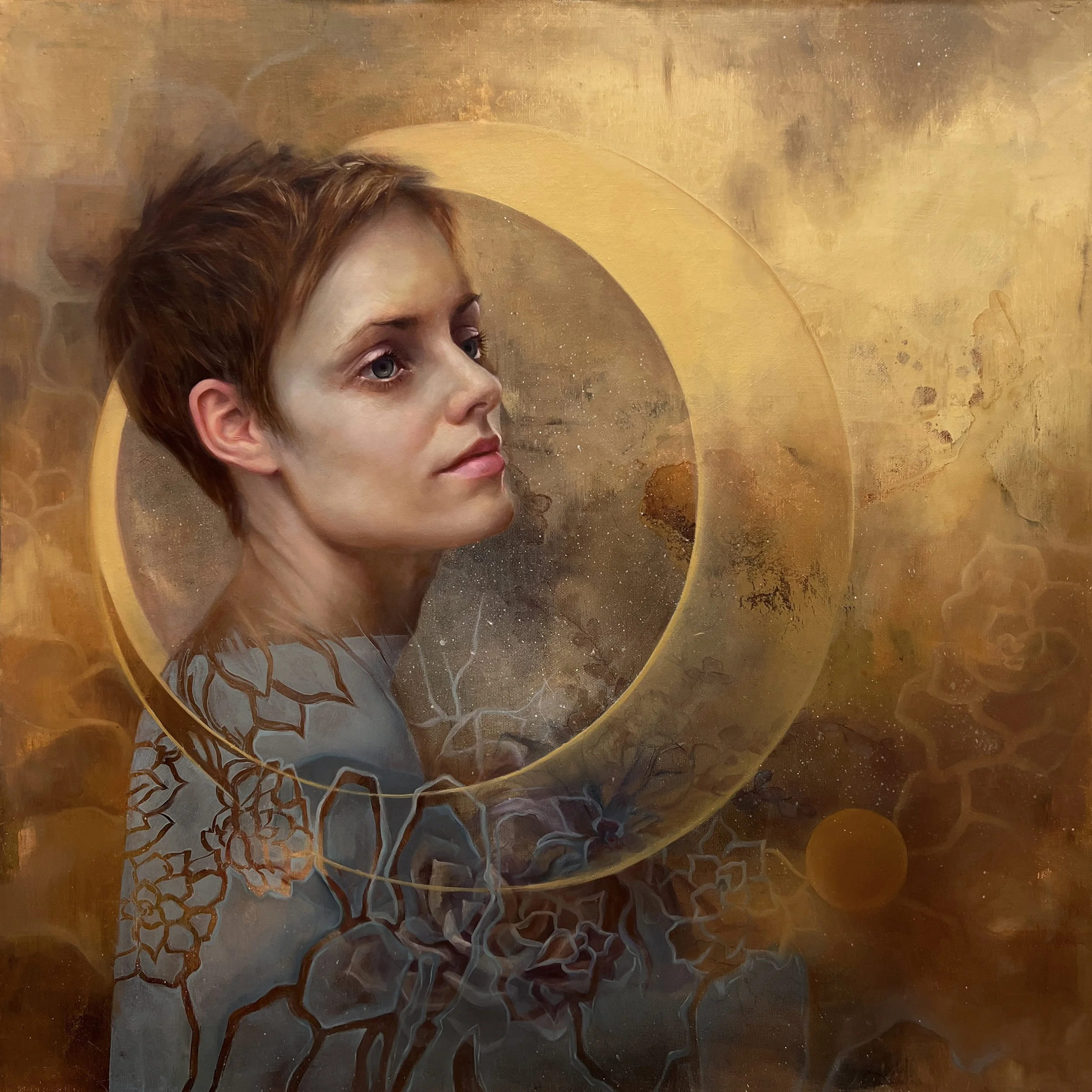   Maiden   Oil on canvas, 24x24”  $2,900 