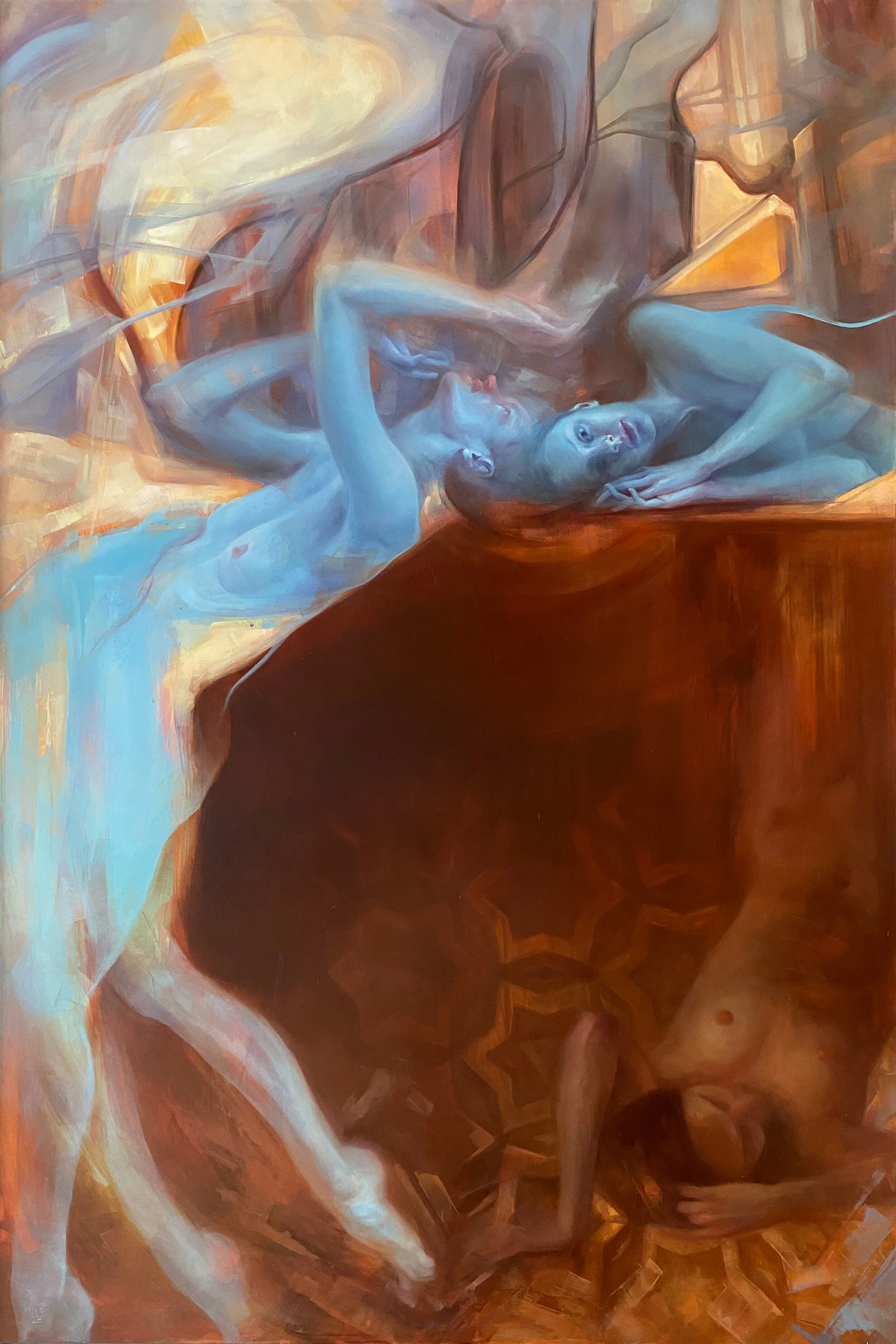   On the Outside   Oil on acm panel 32x48”  $7,900.00   