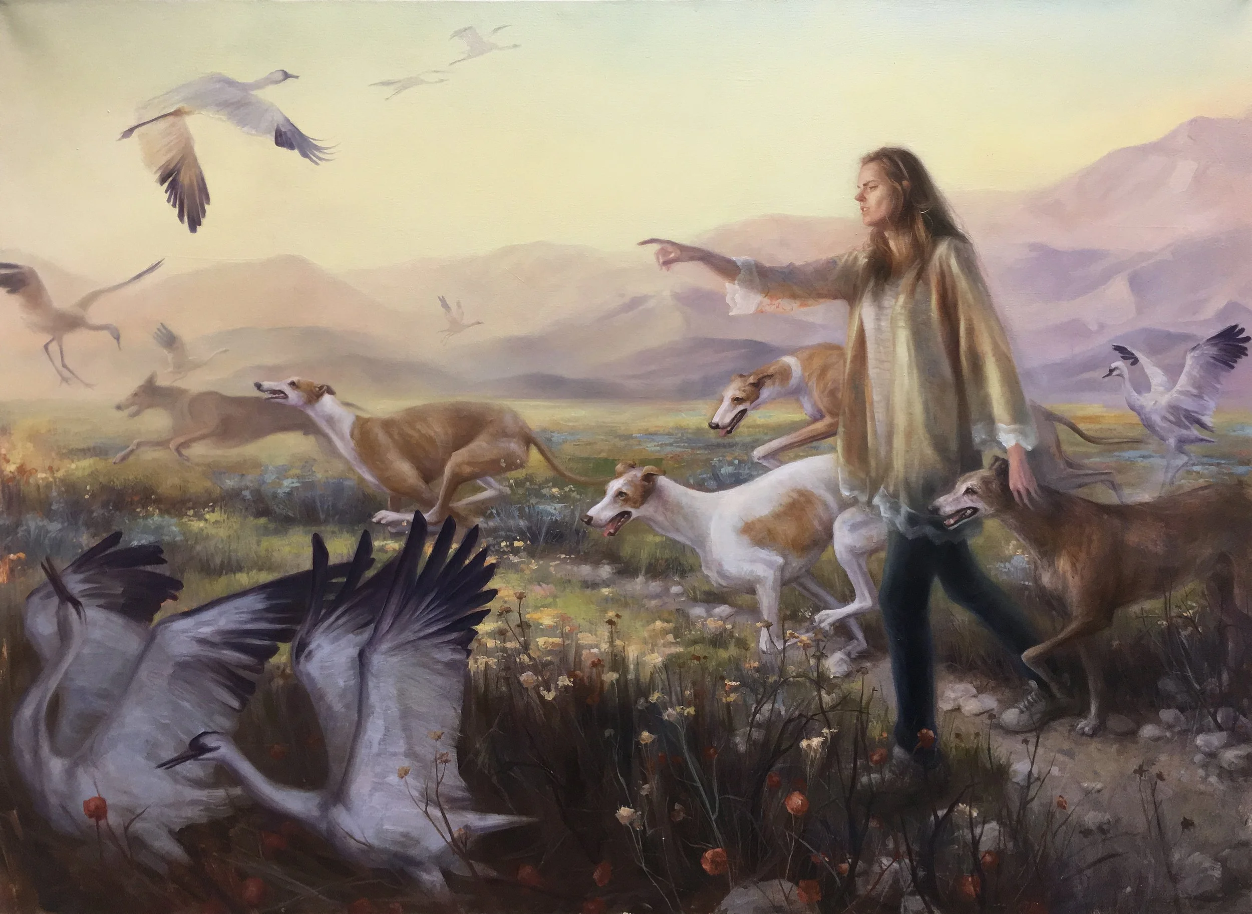  Fata Morgana, oil on canvas 30x40” - 2017  $4900   