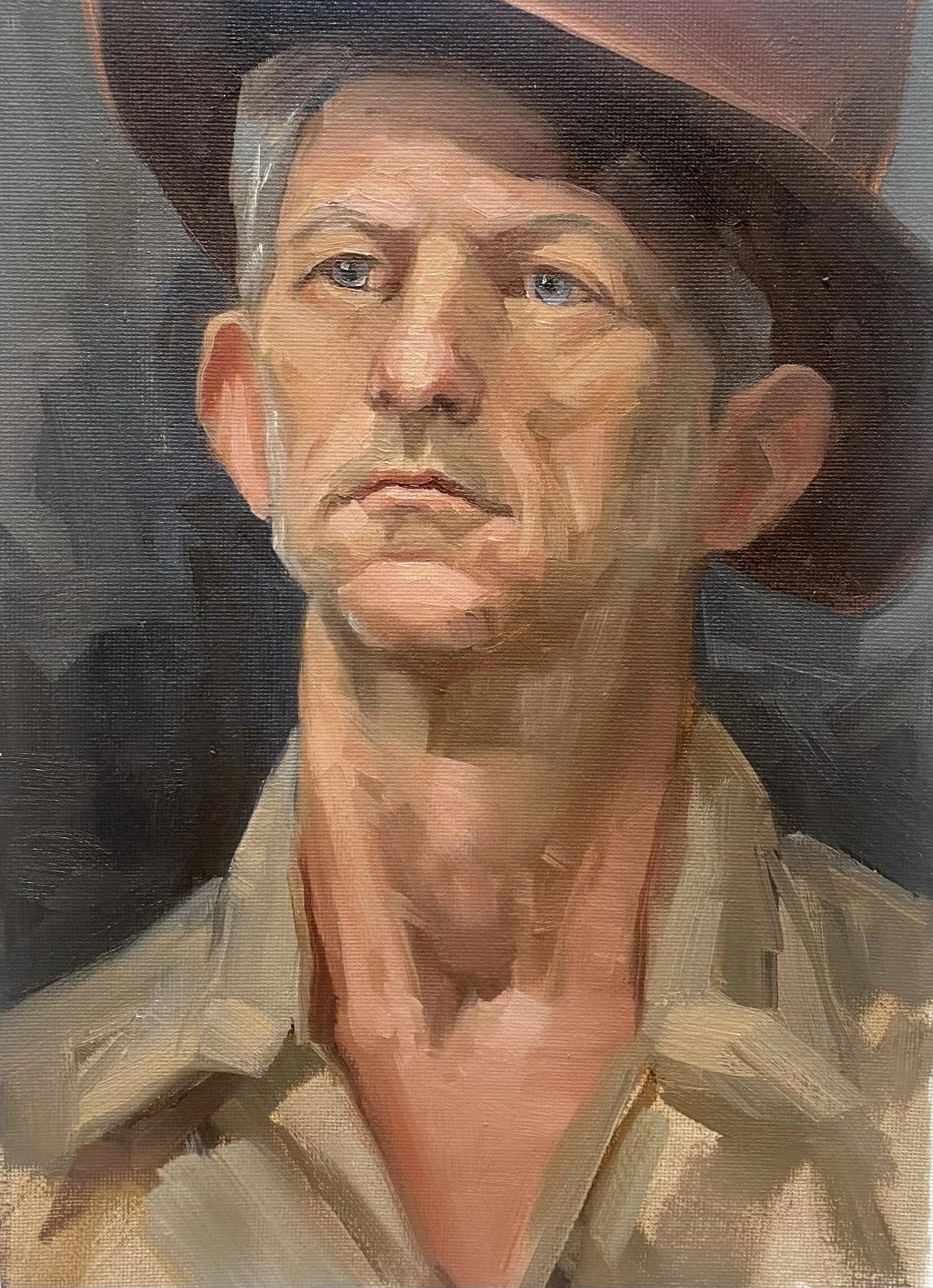  Portrait study of Scott, oil on canvas 8x11” - 2017  $250 -sold 
