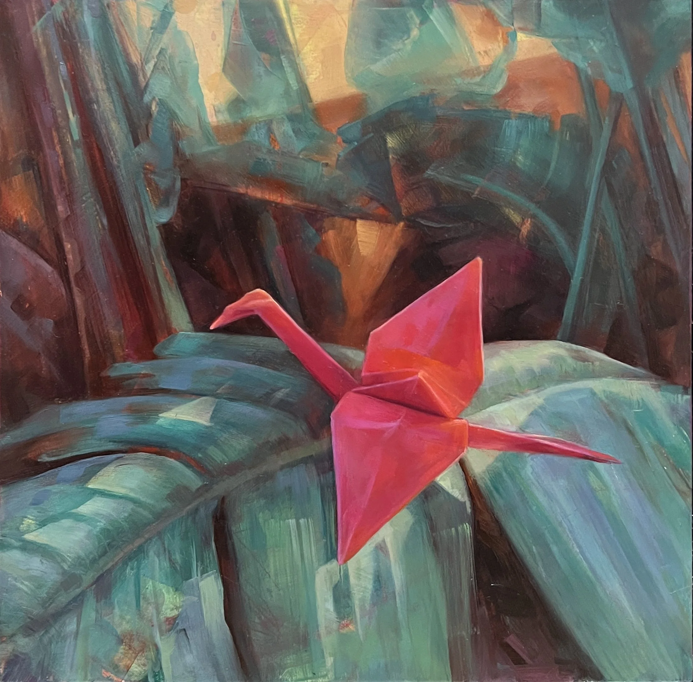   Quiet Refuge   Oil on acm panel, 8x8