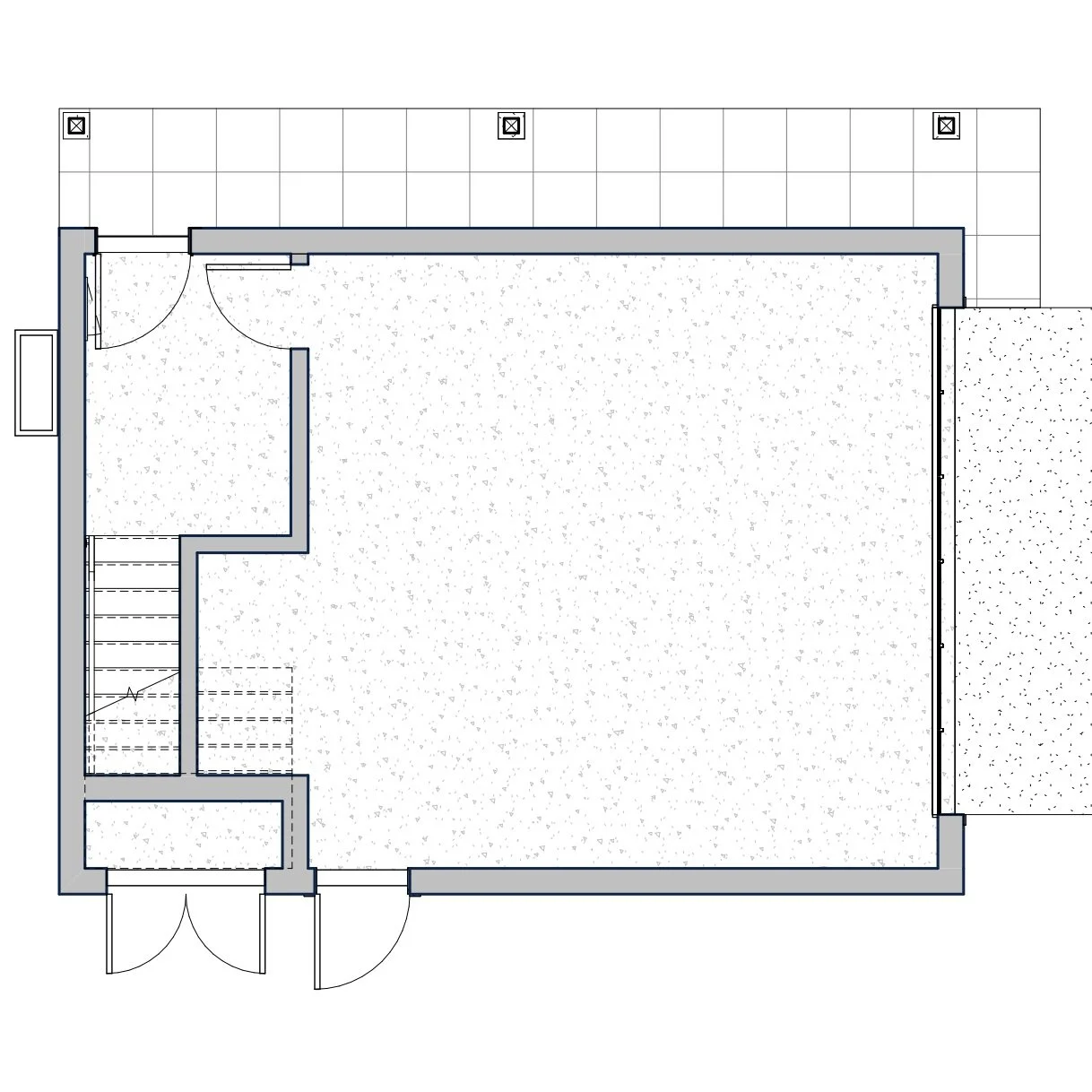 The Overhang ADU - Level 1 Plan - Garage.png