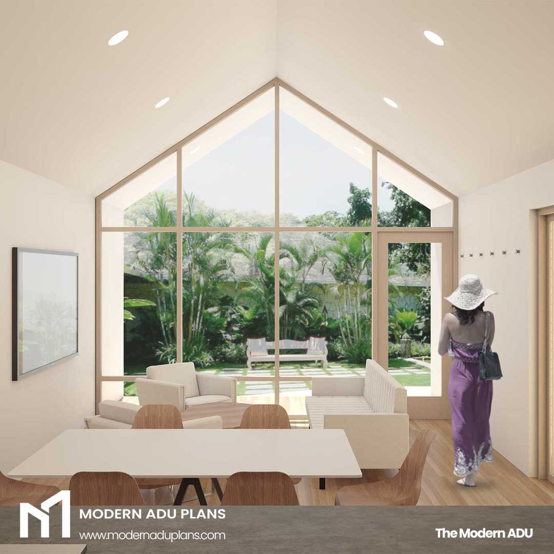 Looking to live in a home with a strong connection to nature?

Views of plants, natural light, and access to the outdoors makes a healthier environment to call home. 

ADU designs in particular benefit from large windows, and views to the garden, mak