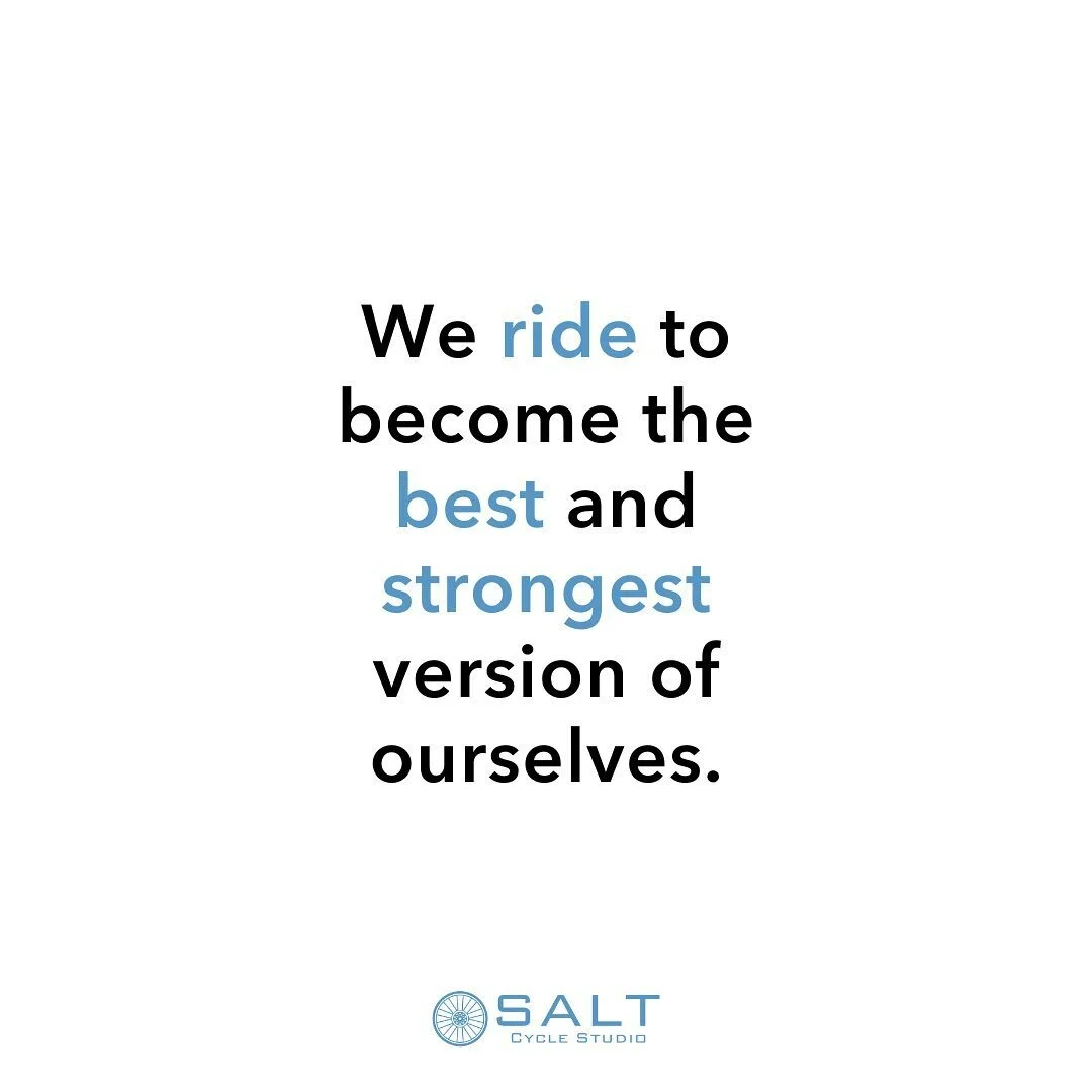 You got that right! 💙

Riders! We have a lot to catch up on:

⭐️Back2SALT Challenge is well under way and it&rsquo;s not too late to challenge yourself to ride 2️⃣0️⃣✖️ in September! All details in-studio and on the IG Highlight.

3️⃣ spots open: SA