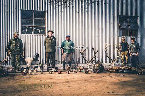 Skinners, and guides with a weeks worth of work. La Pampa, Argentina ©tonybynum.com