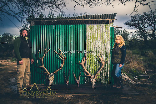 Successful hunters with their stags and blackbucks. La Pampa, Argentina ©tonybynum.com