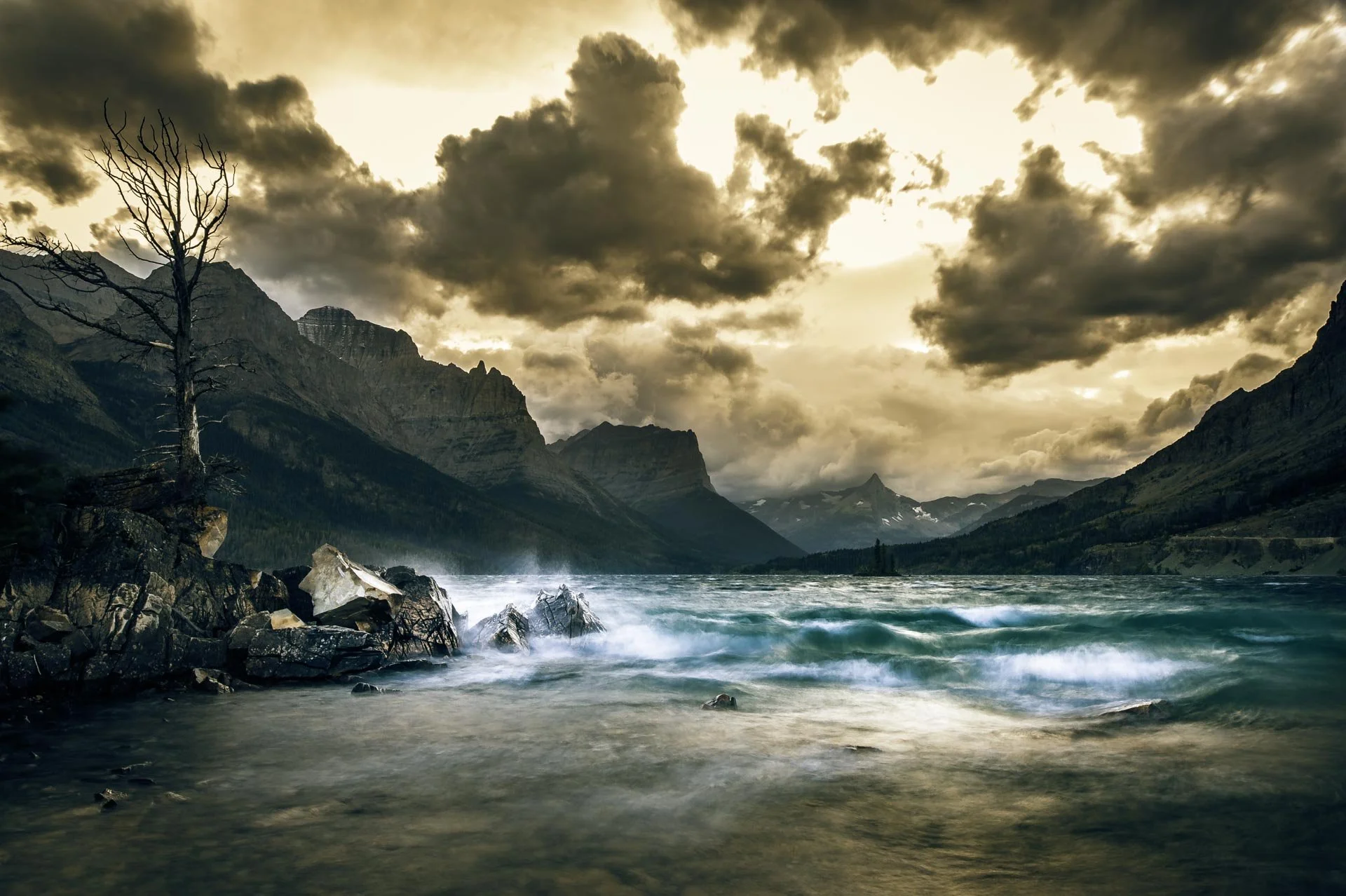 saint mary lake, GNP