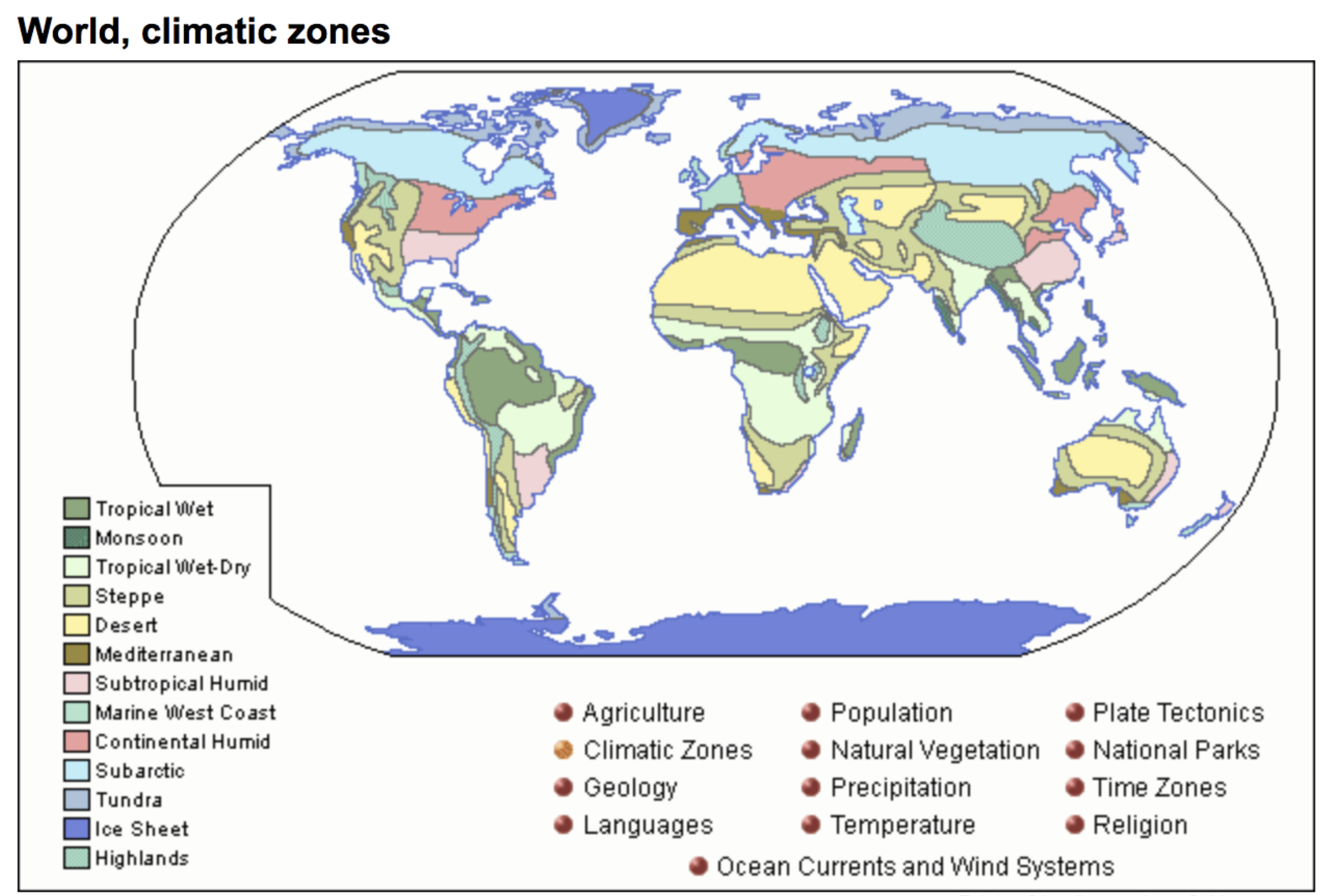 Natural zones