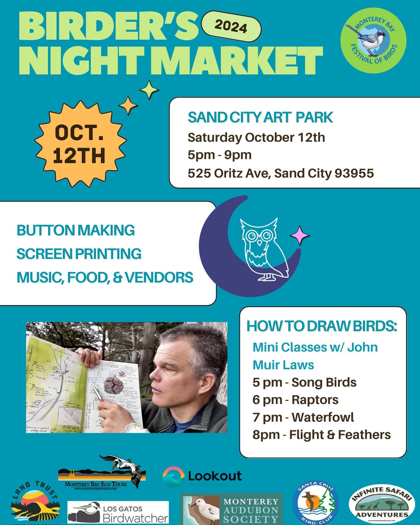 This year, we&rsquo;re thrilled to introduce the Birder&rsquo;s Night Market&mdash;our exciting new event that replaces the NatureExtravaganza. It&rsquo;s a chance for the Monterey Bay communities to come together for a memorable evening celebrating 