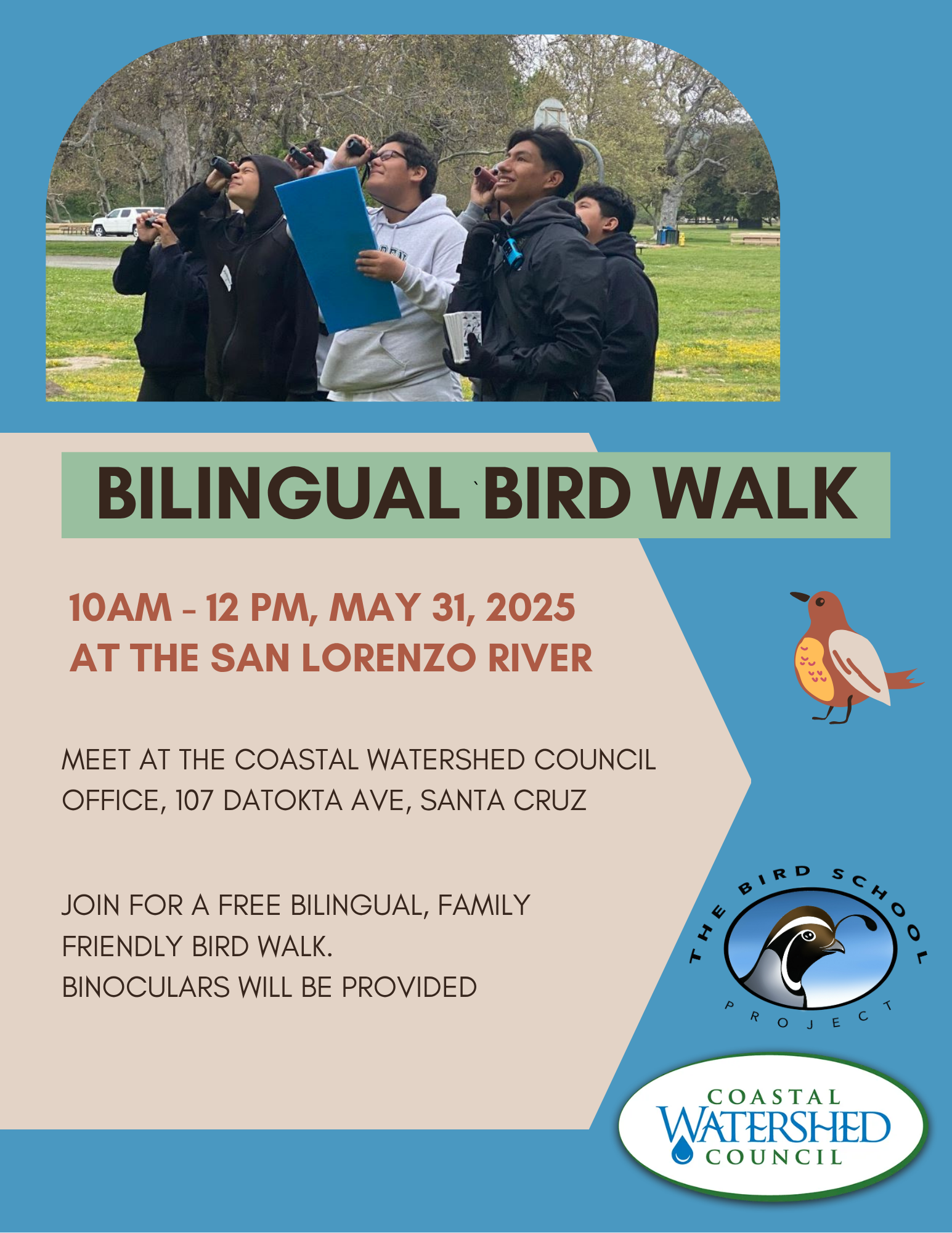 San Lorenzo River Birding with CWC