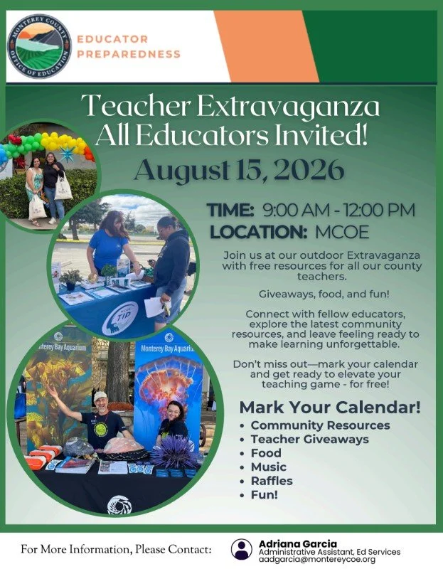 Monterey County Office of Education- Teacher Resource Fair