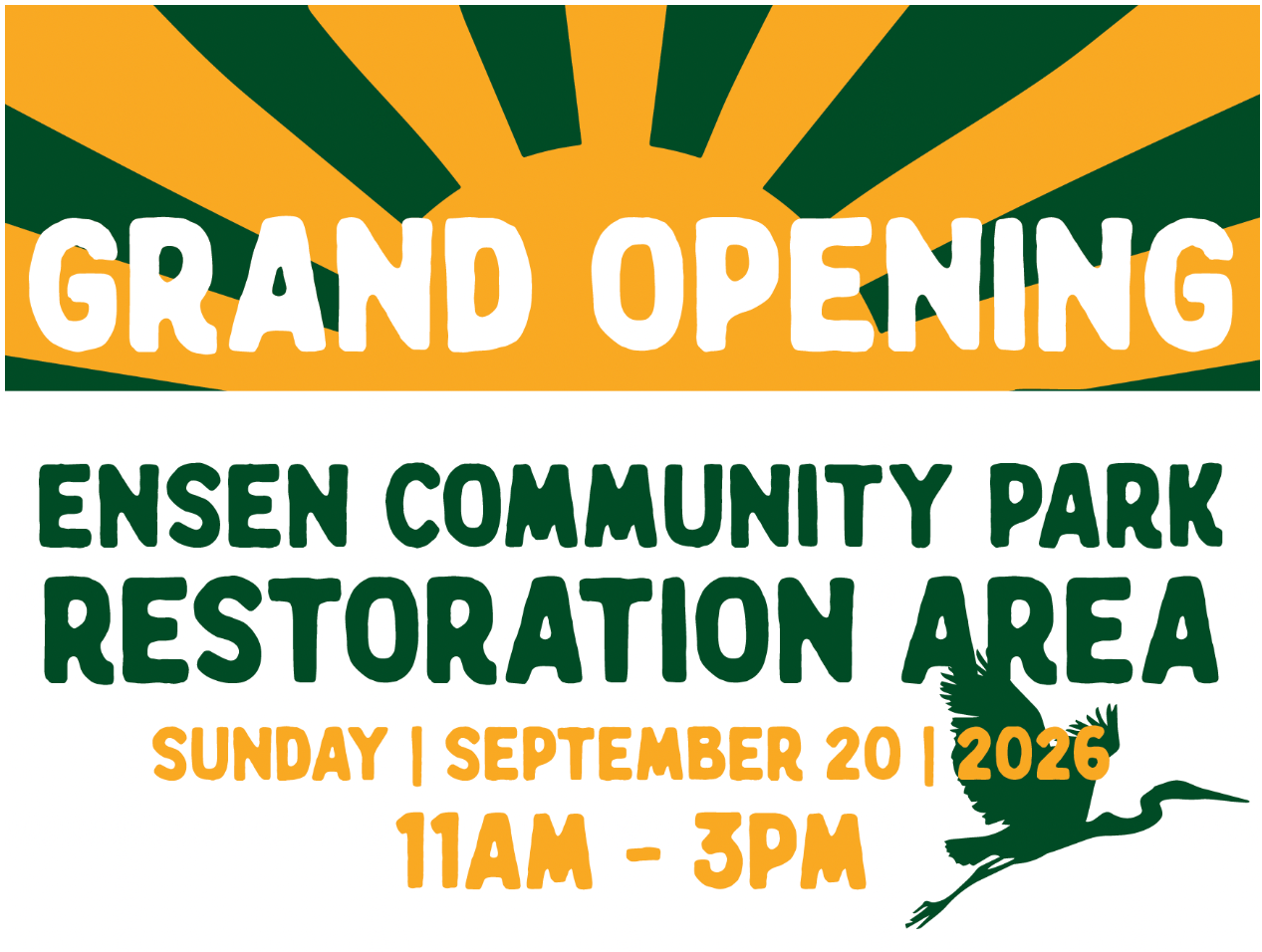 Ensen Community Park Restoration Opening