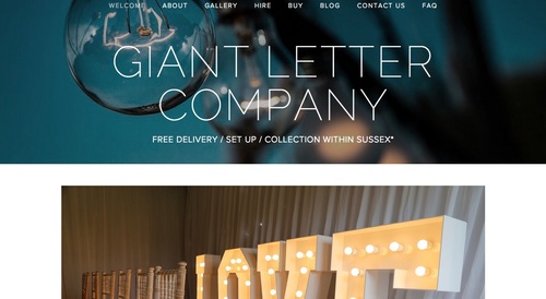 We hope you like the new look. 😎 Ashleigh - Giant Letter Company