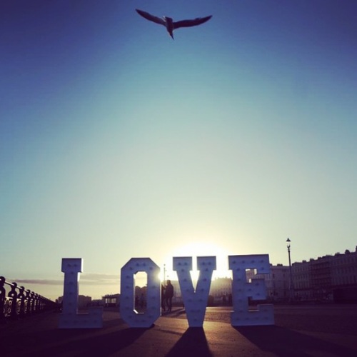  .as well as some sunset beauties, with a crafty Brighton seagull sneaking his claim to fame.Ashleigh - Giant Letter Company 🐦