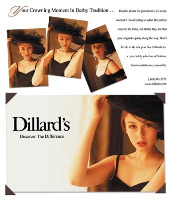 ROP newspaper ad campaign for Dillard's