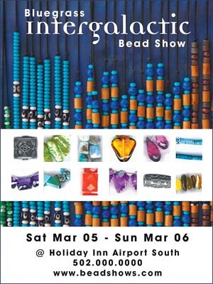 ROP ad for Bluegrass Intergalactic Bead Show