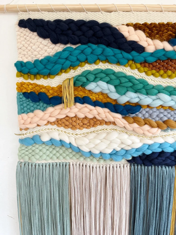 Water Abstract Weaving (large) — sunwoven