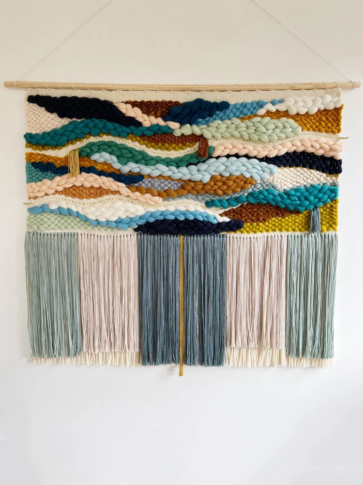 Water Abstract Weaving (large) — sunwoven