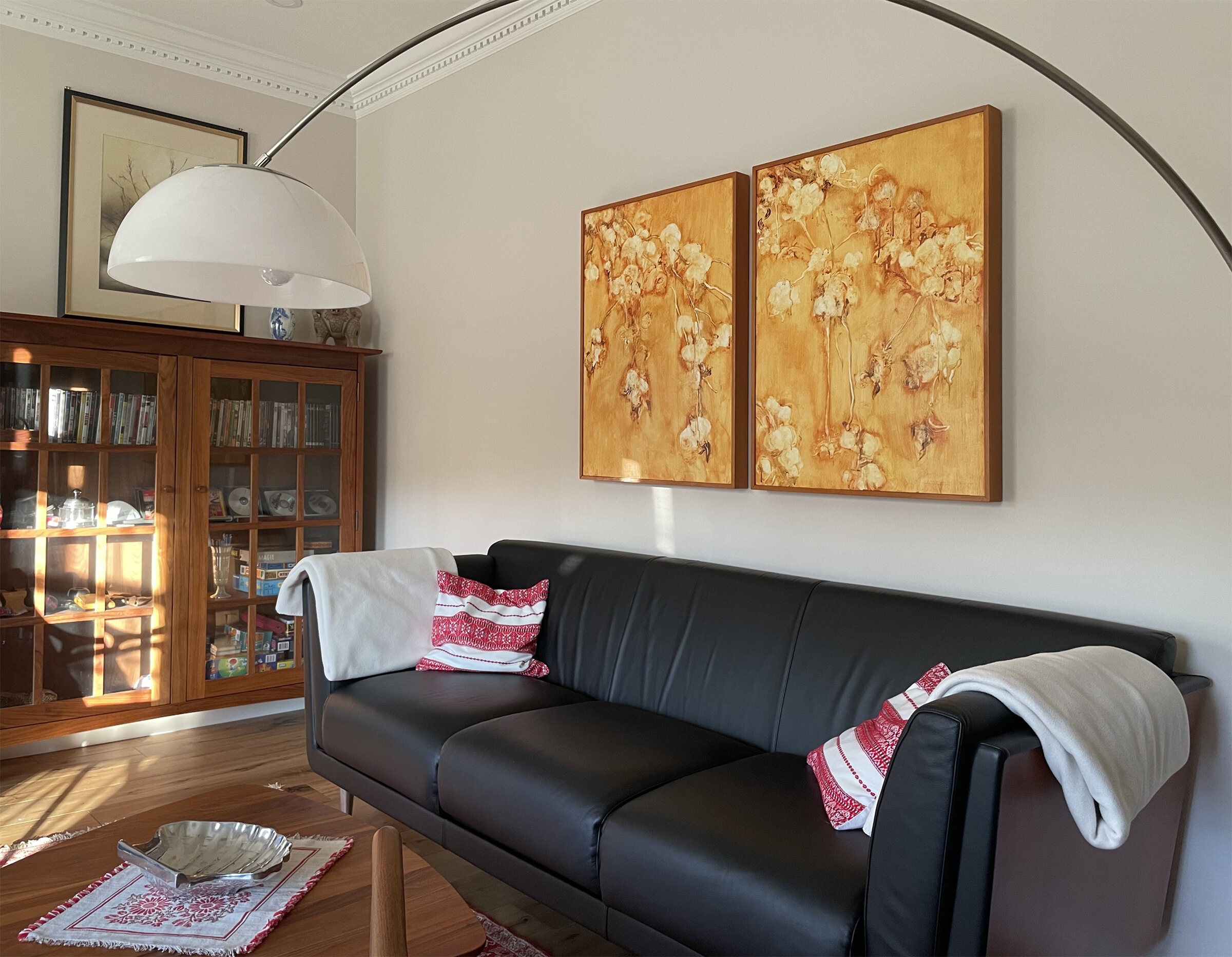CHERRY BLOSSOM GOLD - Diptych (In Situ)