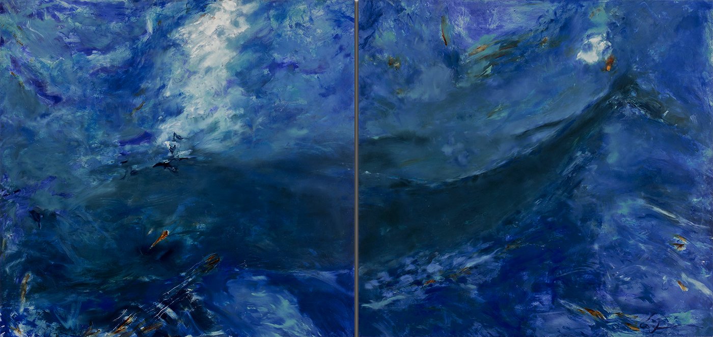 LIVING OCEANS • MAUI 2 - diptych