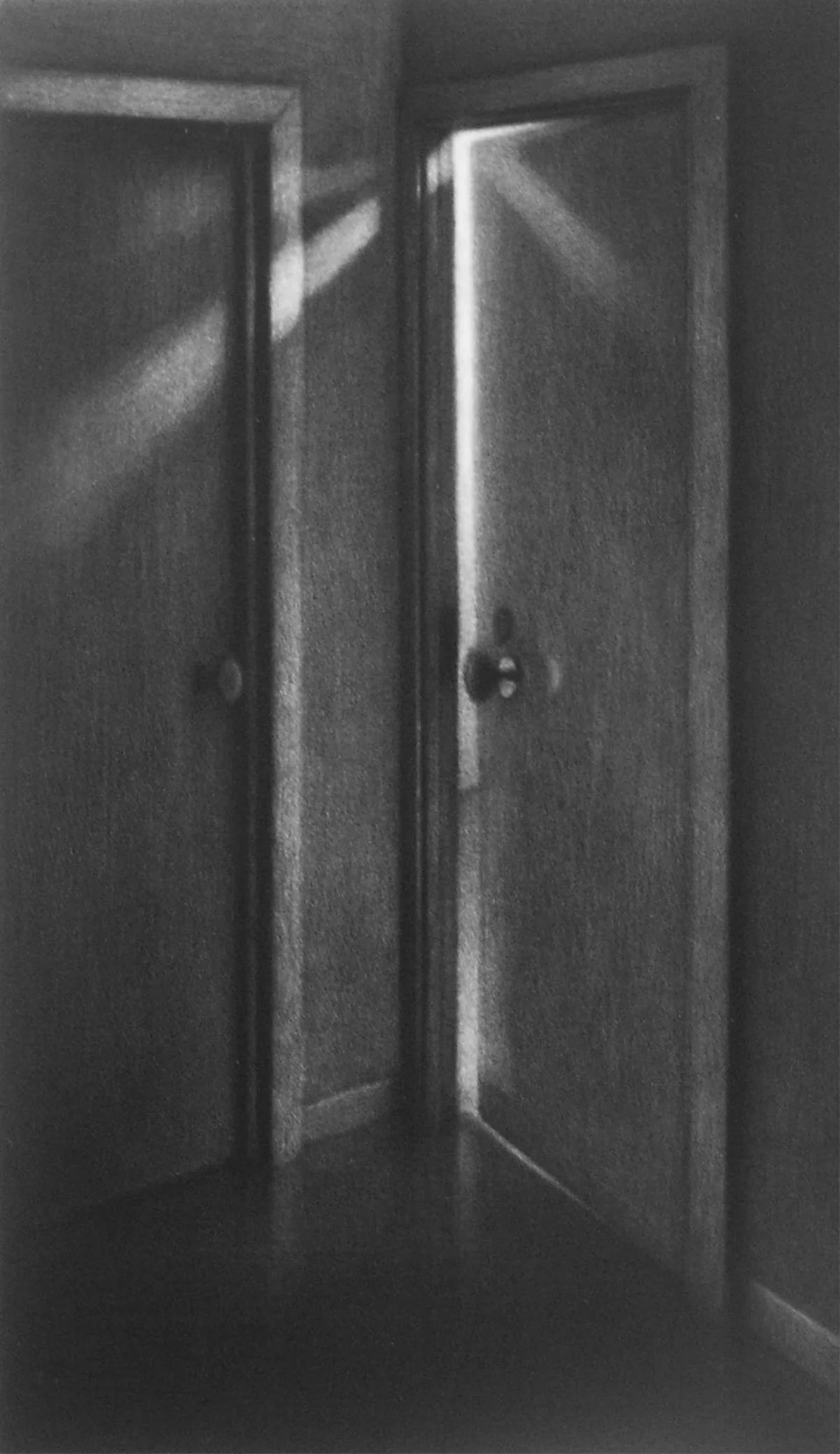 "Within Without" mezzotint 8 x 4.75 "