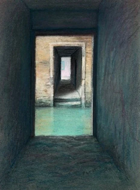 "Venezia: Green into Pink"