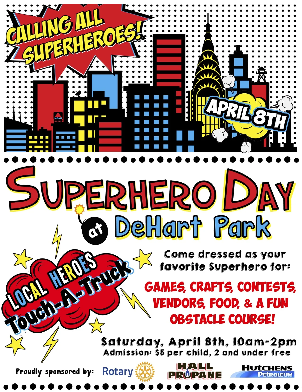 Superhero Day at DeHart Park