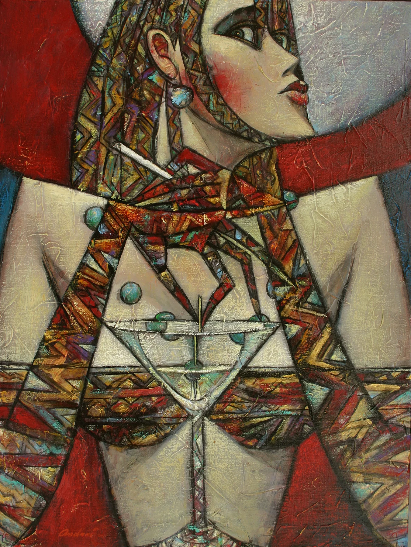 Smoking Martini 24 x 18 Oil on Canvas New.jpg