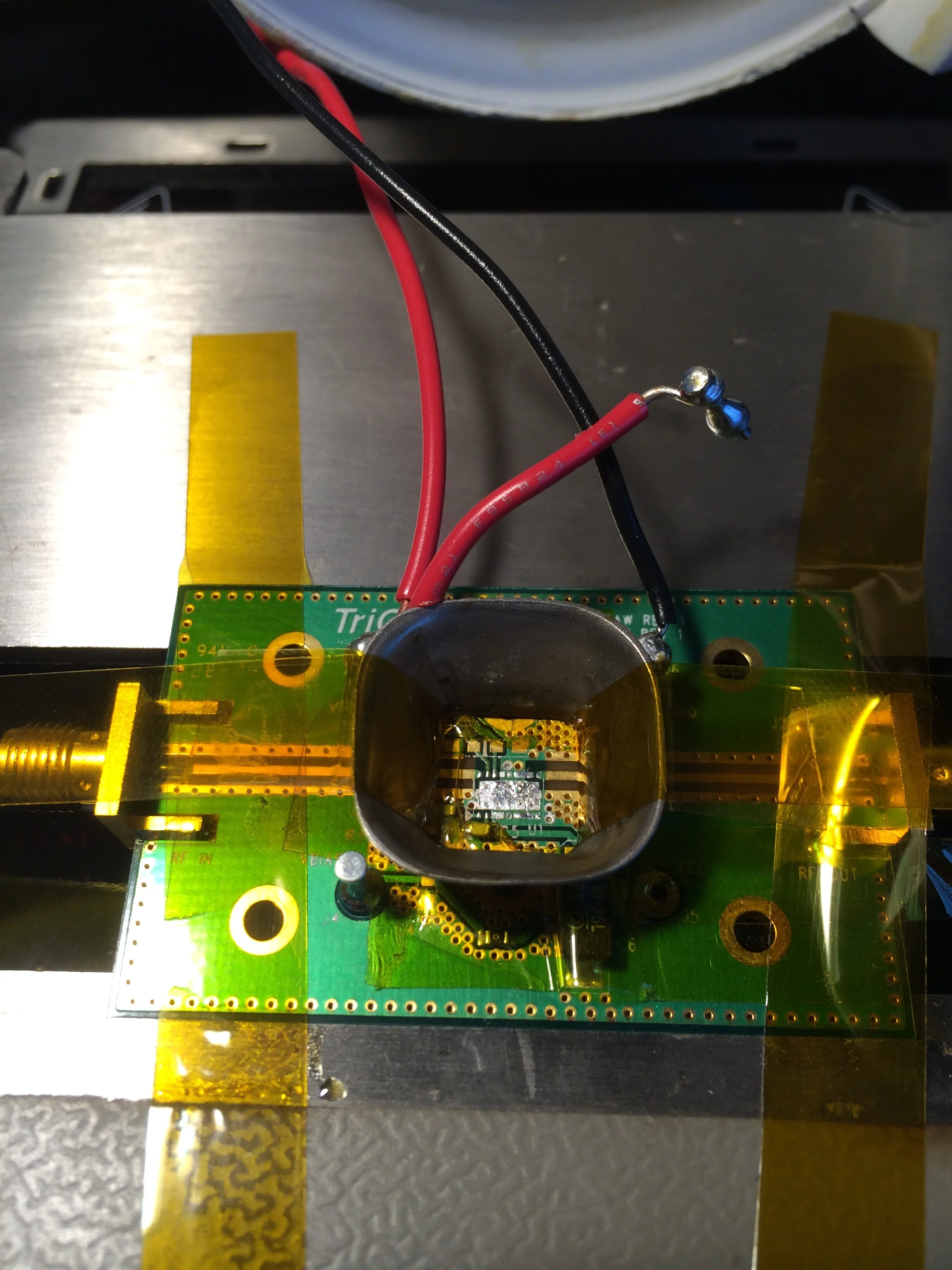  Failure in our RF chain,  Power Amplifier fried. 