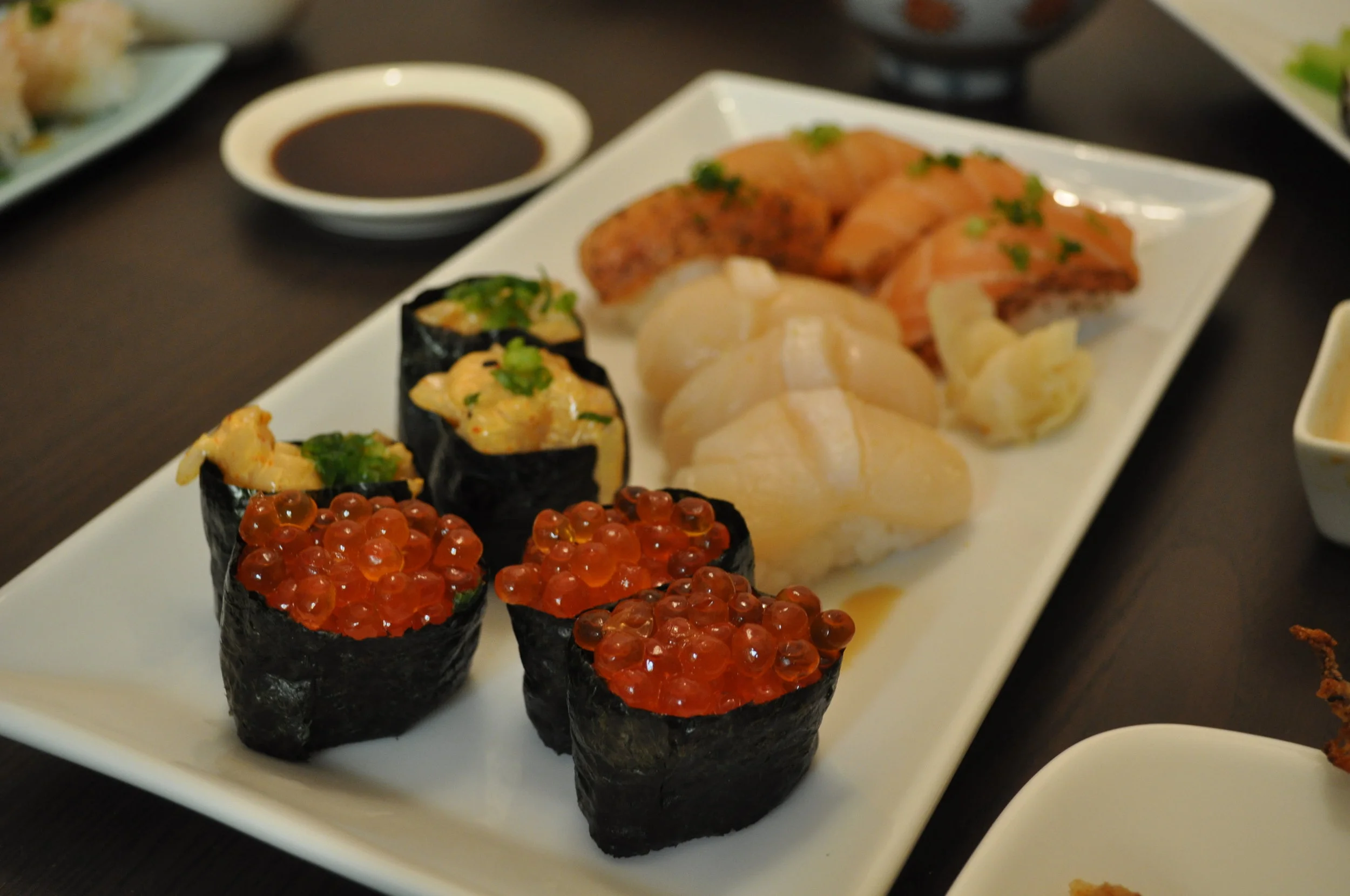  Ikura (Salmon Eggs), Hotate (Scallop) two ways, and more Salmon 