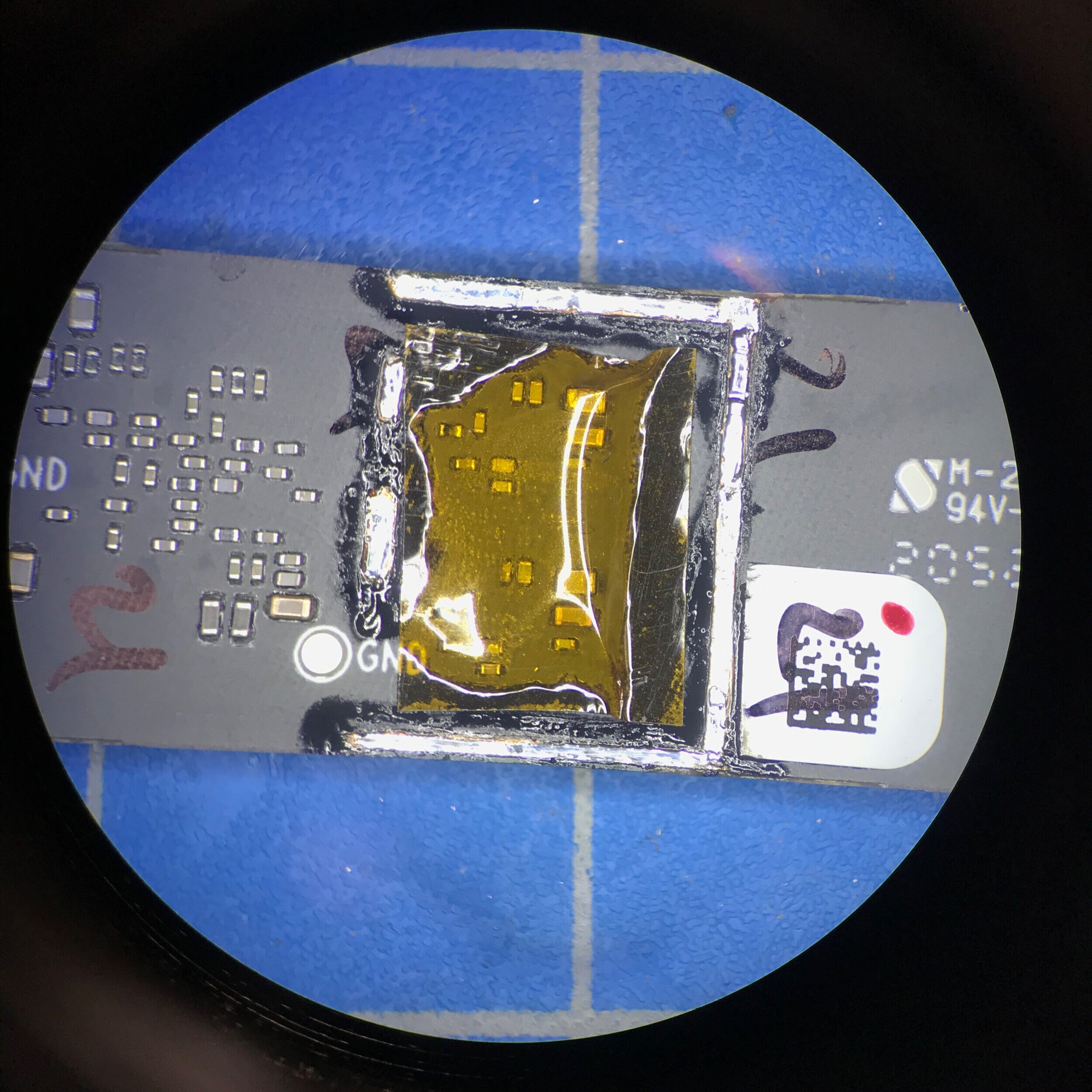 Kapton to protect agains any shorts