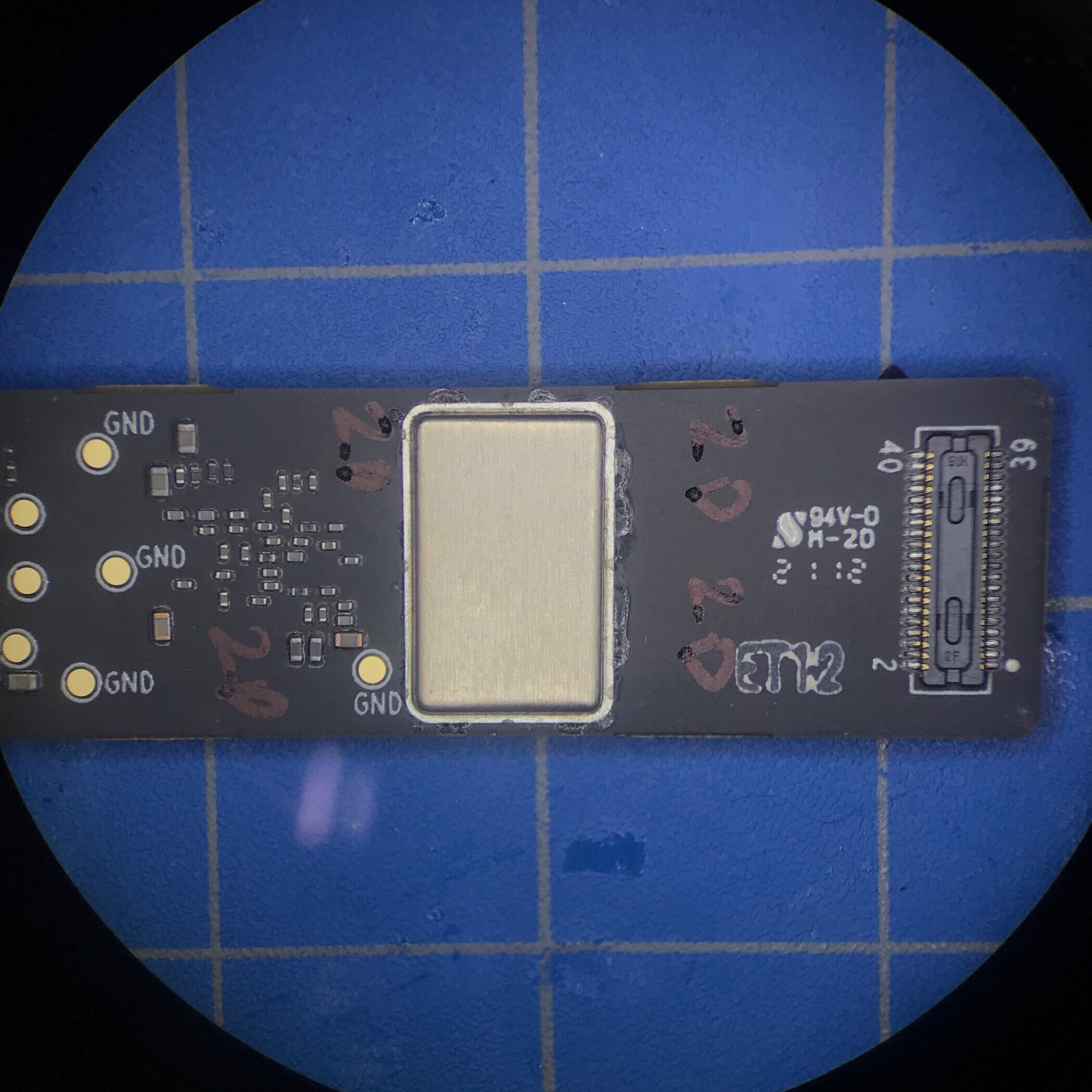 Rework and testing leading to proper RF shield can in suspected area to help pass FCC compliance.