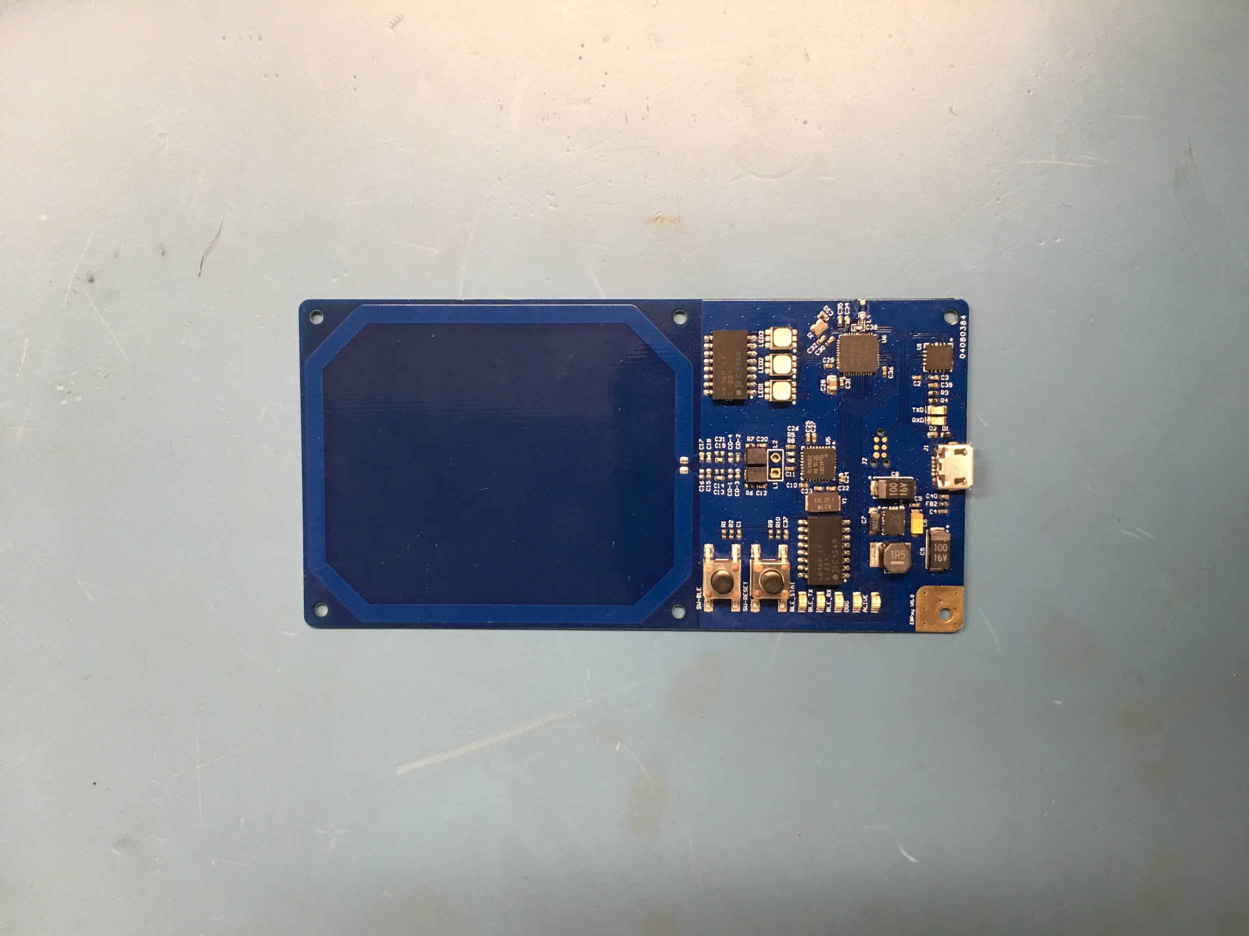  First proto of our cashless RFID board 