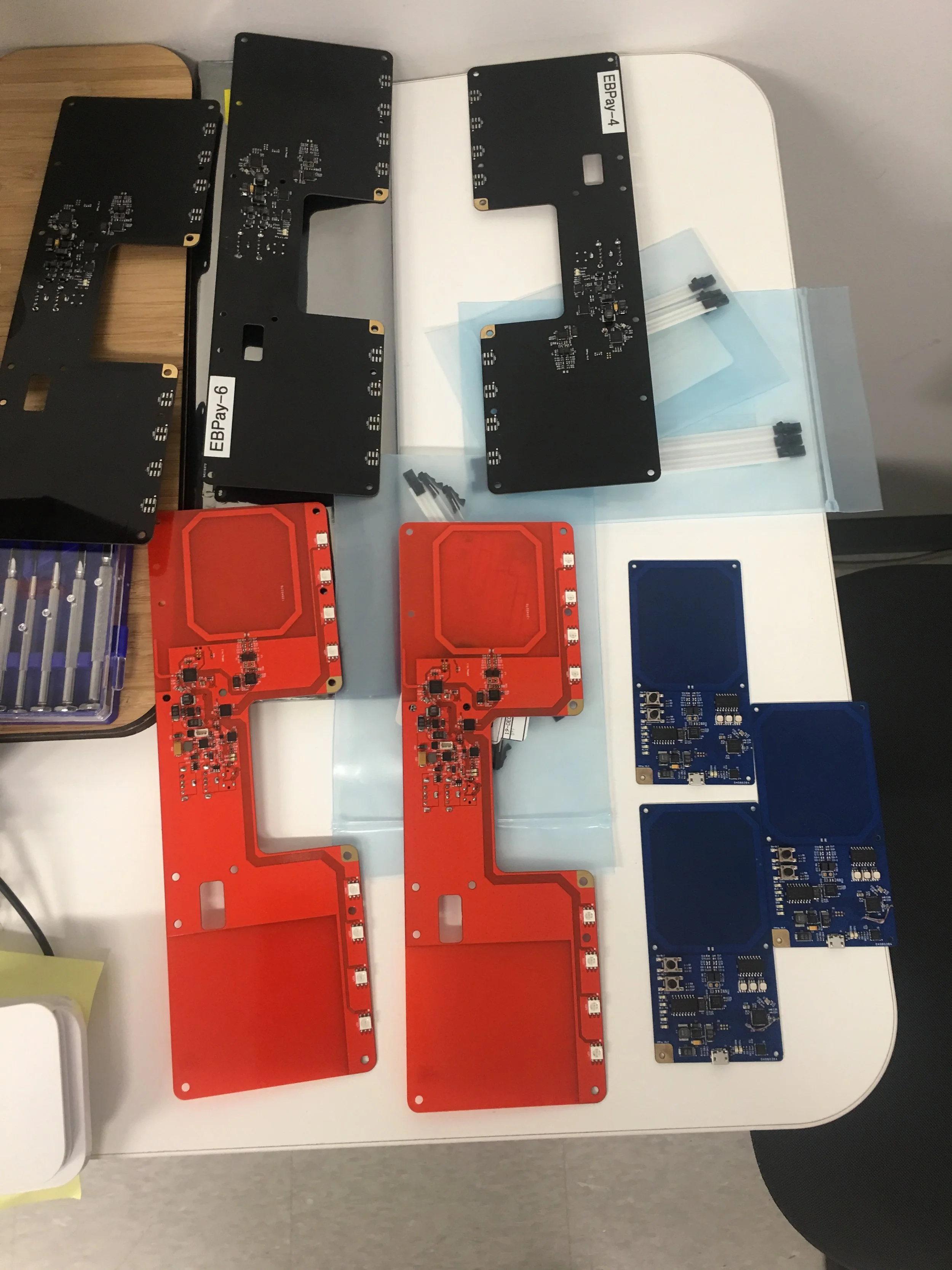  Different revisions of the PCBA 