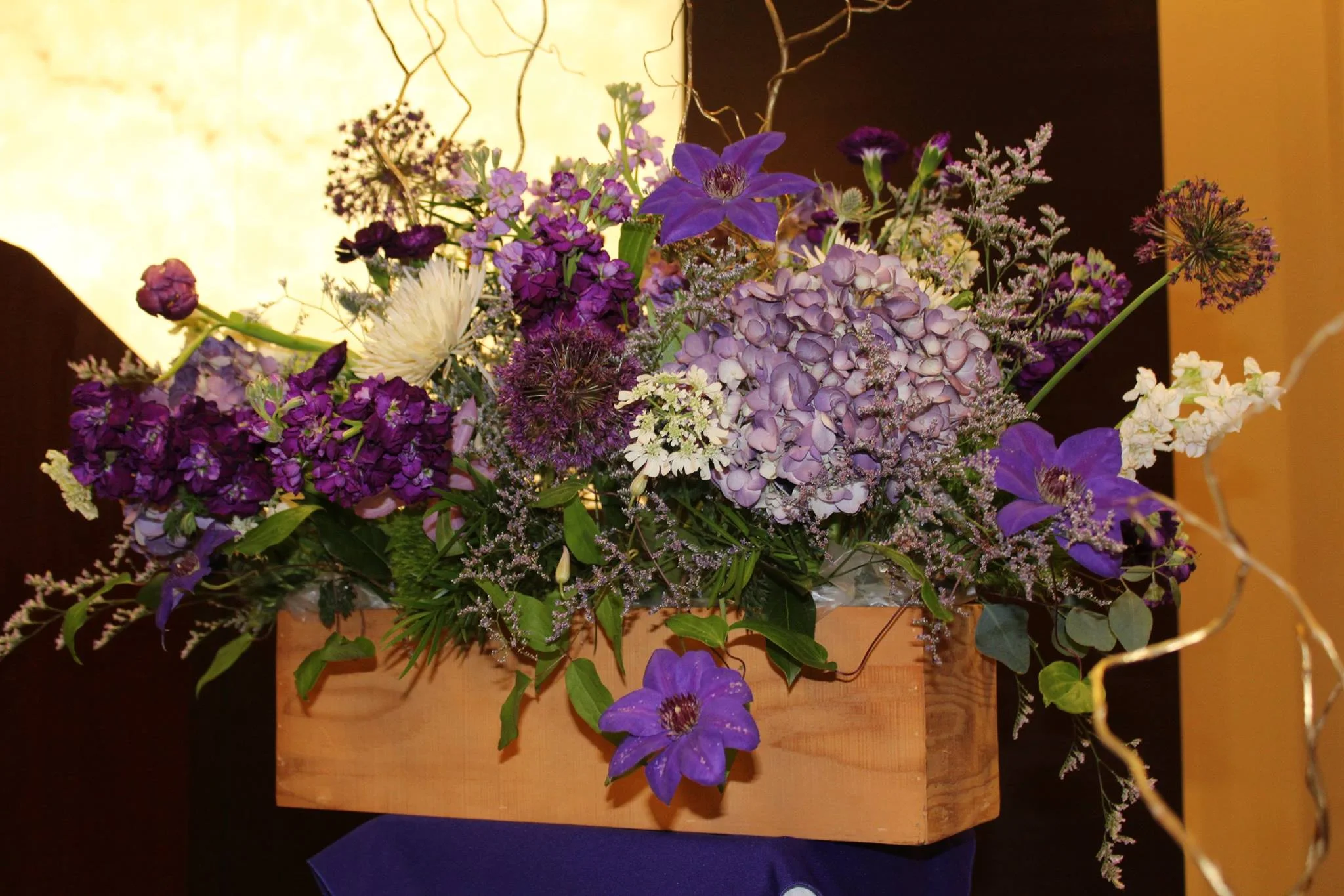 Floral Table Box Arrangement