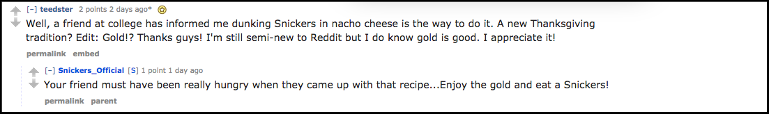 From Snickers dunked in nacho cheese...