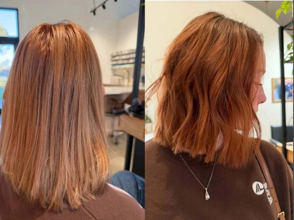 Before meets after. These fall colors are EVERYTHING