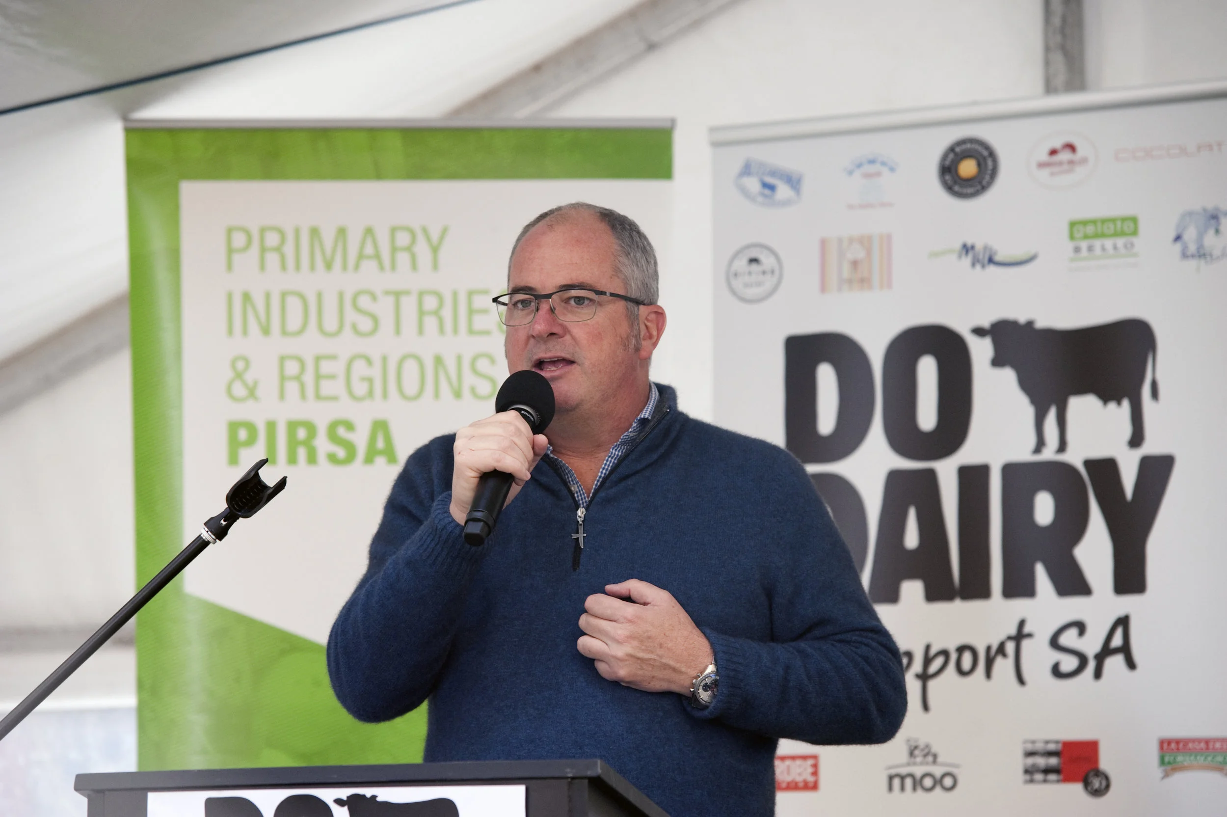 Hon Leon Bignell MP, South Australia’s Minister for Agriculture, Food and Fisheries at the Do Dairy Launch Event 3 July 2016