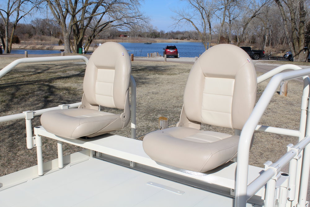 Trailers Seats Battery Covers Canopy Ladders Anodes Hotwoods - Bench Seat Covers For Pontoon Boats