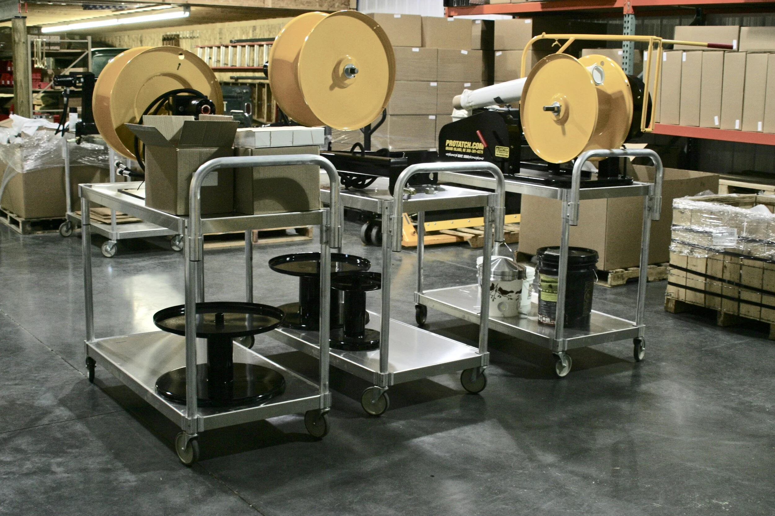 Here at Hotwood's, we would not be without these carts as you can see in above and below photo's