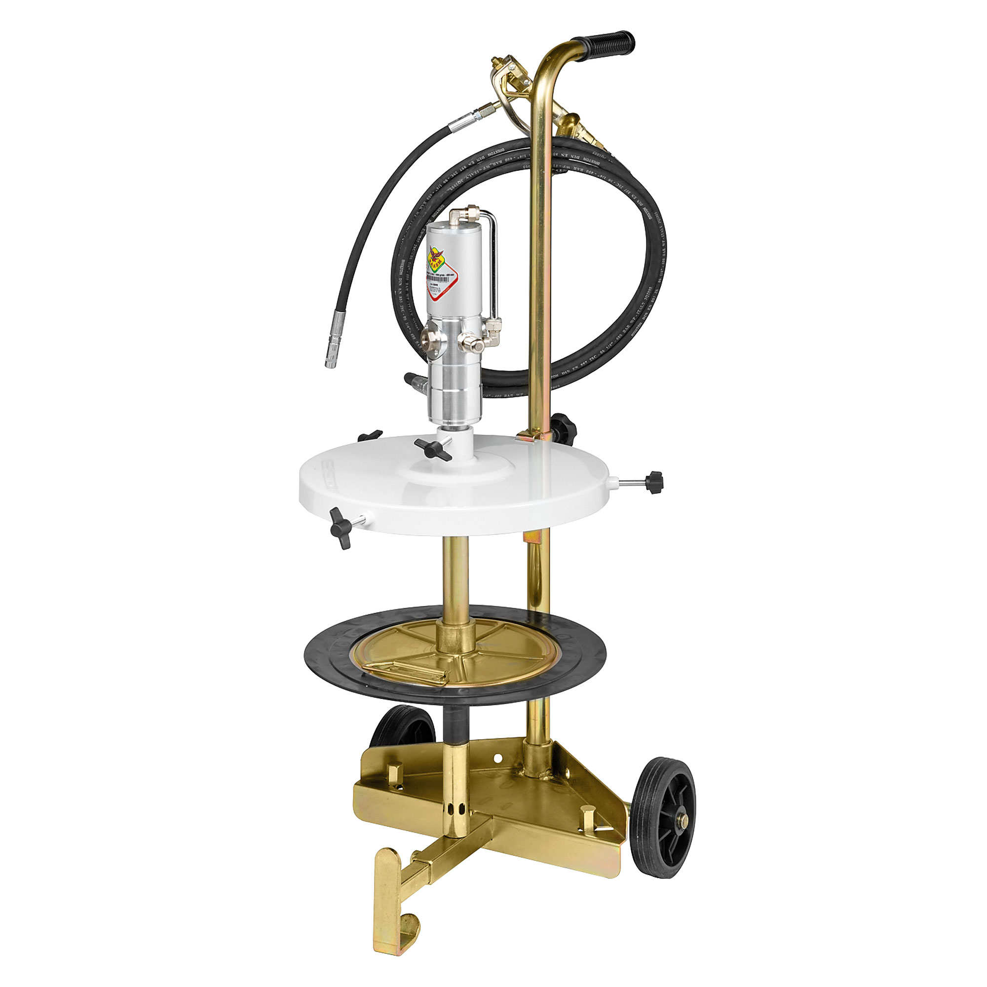64033 - Portable, Air Operated Grease Pump Trolley Kit for 20kg Drums