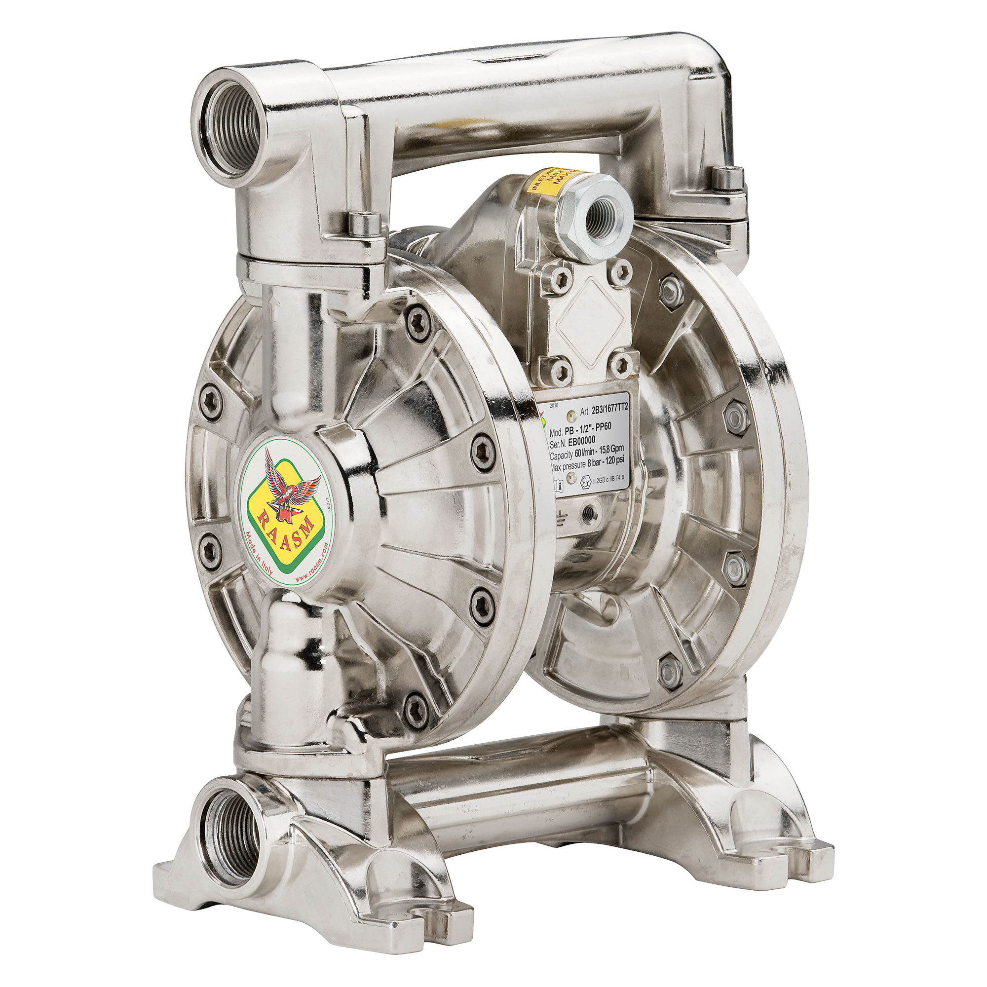 3C1.40111NHH - 1 1/2" 480 L/min Diaphragm Pump