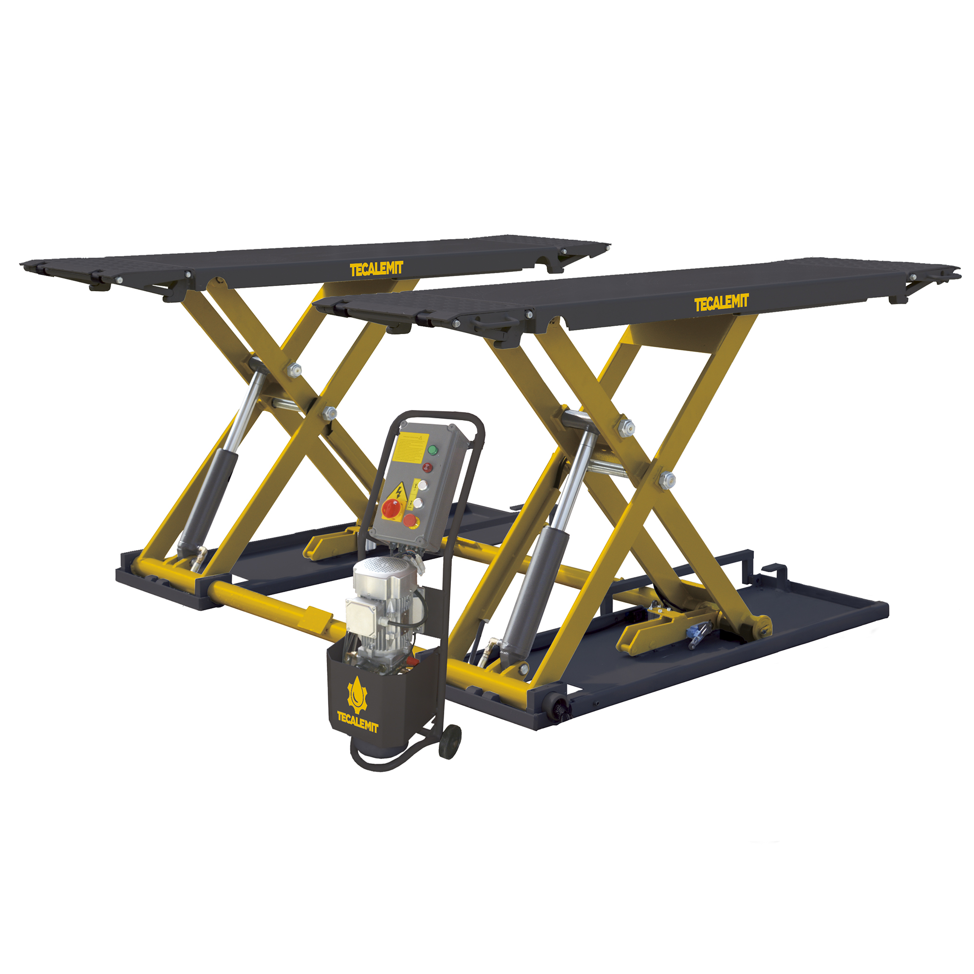 TECBS30M - 3 Tonne Mid Rise, Portable Scissor Lift