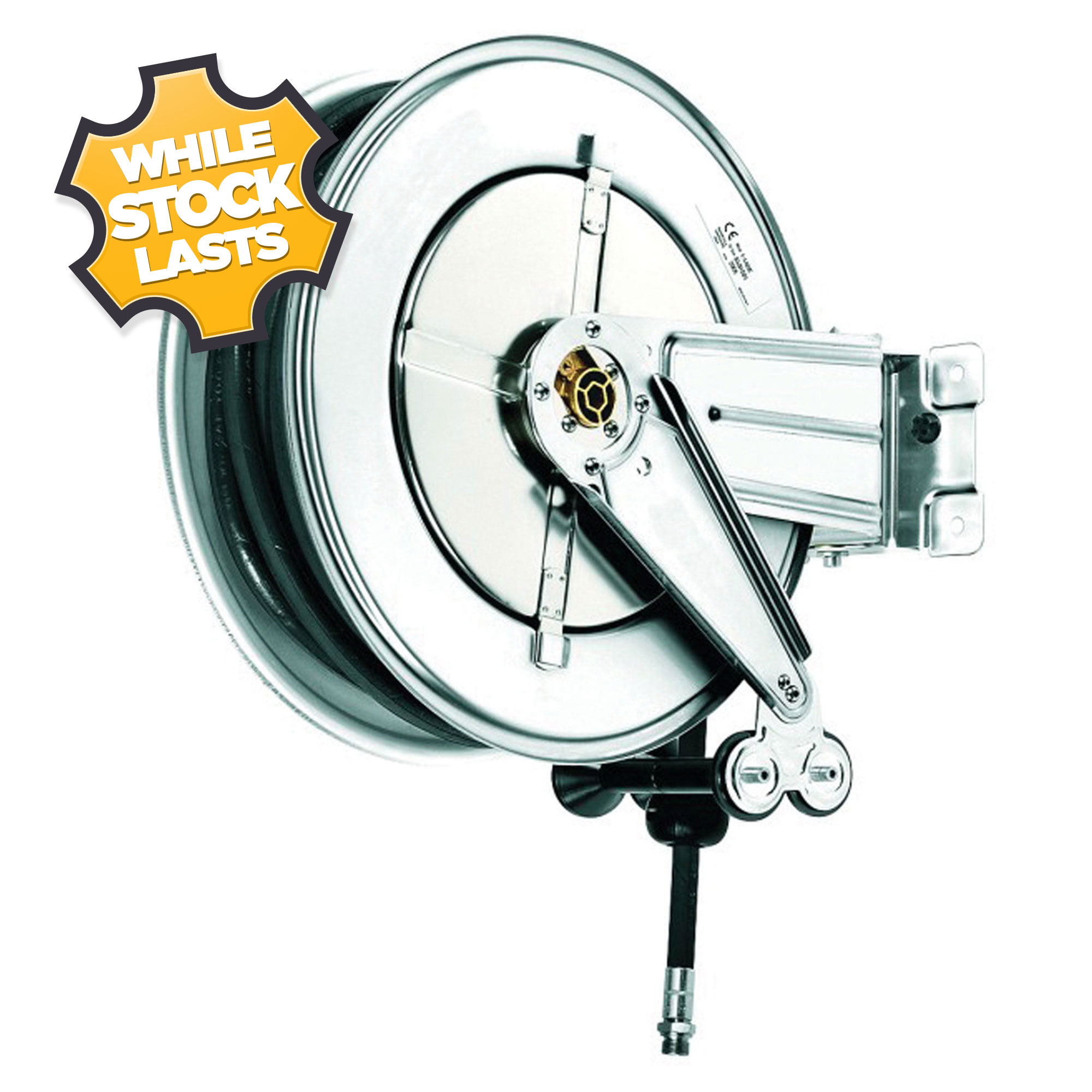 8434.354 - 15m x 3/8” Open High Pressure Wash Down Reel