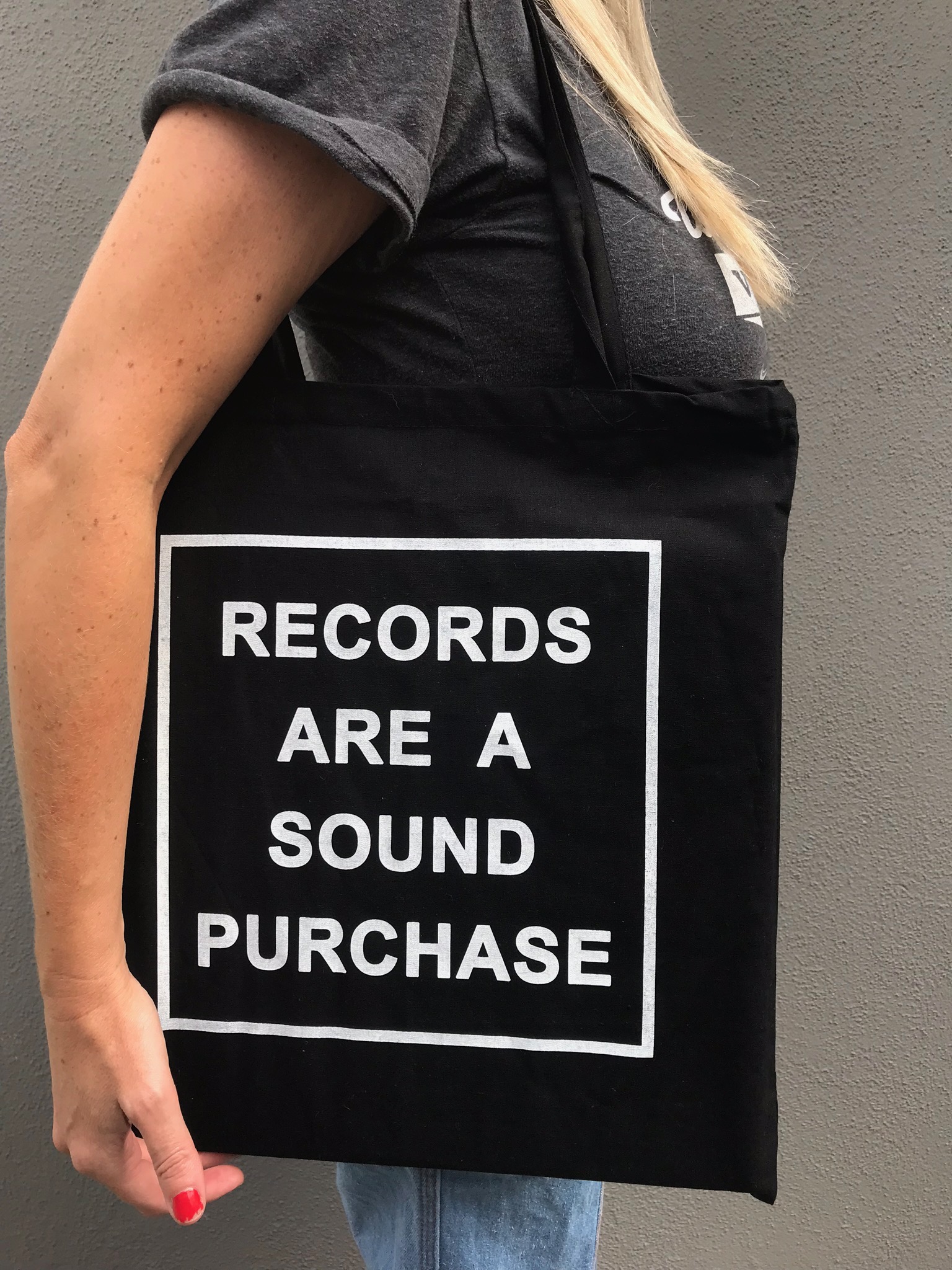 GOT RECORDS? vinyl record tote bag – RAD Shirts Custom Printing